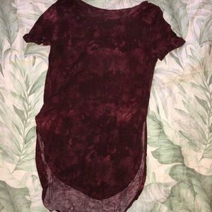 Burgundy Tunic Top